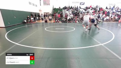 285 lbs Consi Of 8 #2 - Foti Gjoni, Wethersfield vs Vincenzo Previti, Newington