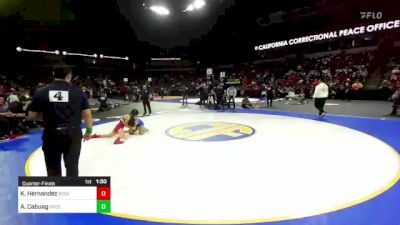 101 lbs Quarterfinal - Katherine Hernandez, Bell Gardens vs Abbeygael Cabuag, Presentation