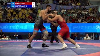 92 kg 1/2 Final - Mikayil Ismayilov, Azerbaijan vs Saba Purtseladze, Georgia