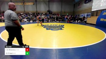 160 lbs 5th Place - Arvin Khosravy, Chaminade vs Beau Priest, Bakersfield