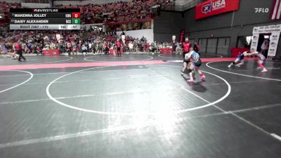 110 lbs Champ. Round 1 - Daisy Alexander, North Crawford Seneca vs Makenna Jolley, Kenosha Wrestling Academy