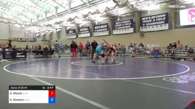 86 kg Consi Of 32 #1 - Shae Bloom, Clarion RTC vs Robbie Bowers, Ohio Bobcat Wrestling Club