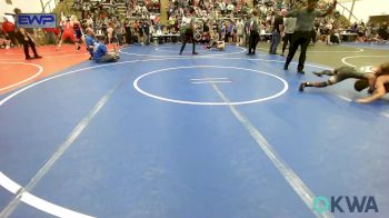 61 lbs Consi Of 4 - Phoenix Wright, Caney Valley Wrestling vs Achilles Cawyer, Jay Wrestling Club