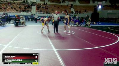 D1-215 lbs Champ. Round 1 - Aiden Ryan, Red Mountain vs Antonio Delgado, Desert Vista