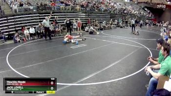 100 lbs Round 1 (6 Team) - Tracen Frain, Iowa USA Red vs Jack Lovell, Team Oregon