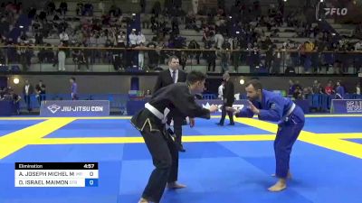 ALB RIC JOSEPH MICHEL MANGIN vs DANIEL ISRAEL MAIMON 2023 European Jiu Jitsu IBJJF Championship