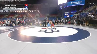 120 lbs Cons. Sub-semis - Weston Porter, IA vs Mateo Gallegos, PA