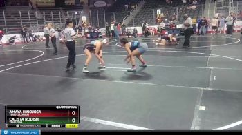 122 lbs Quarterfinal - Amaya Hinojosa, Team Colorado vs Calista Rodish, Team Iowa