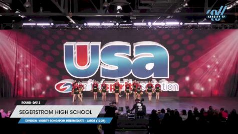 Segerstrom High School - Varsity Song/Pom Intermediate -- Large (12-23) [2023 Varsity Song/Pom Intermediate -- Large (12-23) Day 2] 2023 USA Spirit & Junior Nationals/Collegiate Championships