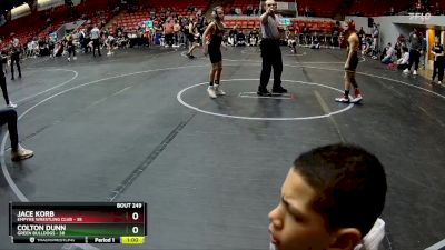 72 lbs Round 4 - Colton Dunn, Green Bulldogs vs Jace Korb, Empyre Wrestling Club