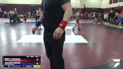 14U-7 lbs Round 2 - Brett Johnson, Moen Wrestling Academy vs Dawson Dennis, Ellsworth RTC