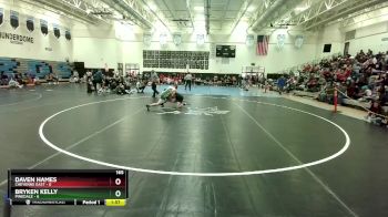 165 lbs Round 3 (3 Team) - Bryken Kelly, Pinedale vs Daven Hames, Cheyenne East