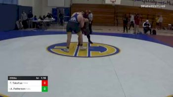 285 lbs Semifinal - Tj Takafua, Fremont (Sunnyvale) vs Ashton Patterson, Turlock