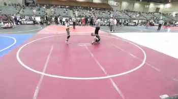 72 lbs Rr Rnd 4 - Clark Fox, Sierra Sabers vs Cooper Sandoval, Nevada Elite