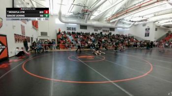 135 lbs Champ. Round 2 - Gracie Licking, Pinedale vs McKayla Lym, Mountain View