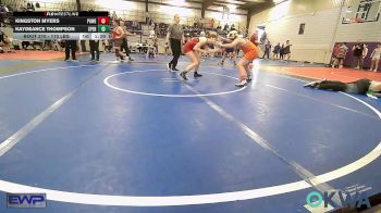 110 lbs Rr Rnd 2 - Kingston Myers, Powerhouse Elite 9u vs Kaydeance Thompson, Sperry Wrestling Club