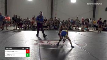 61 lbs 3rd Place - Cooper Sandoval, Nevada Elite vs Jackson Thorn, Pinnacle WC