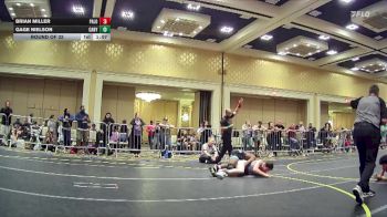 132 lbs Round Of 32 - Brian Miller, Palo Alto Elite vs Gage Nielson, Canyon View HS