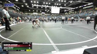 110 lbs 1st Place Match - Quentin Jackson, SlyFox Wrestling Academy vs Noah Majka, Prodigy Elite