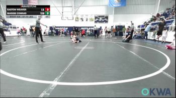 67-70 lbs Consolation - Easton Weaver, Elgin Wrestling vs Maggie Conrad, Team Worx Wrestling Club