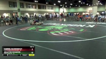 182 lbs Round 5 (6 Team) - Braxton Schaefer, Fight Barn WC vs Gabriel Blissenbach, Austintown Fitch Falcons