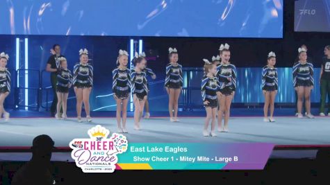 East Lake Eagles [2025 Show Cheer 1 - Mitey Mite - Large B] 2025 Pop Warner National Cheer & Dance Championship