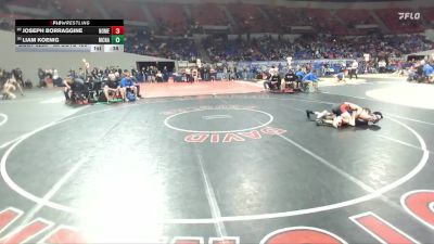 6A Boys 126 lbs Cons. Round 2 - Liam Koenig, McNary Boys vs Joseph Borraggine, North Medford Boys