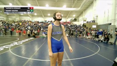 170 lbs Cons. Round 3 - Mandy Dalton, Clearfield vs Kathryn Stewart, Fremont