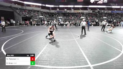 122 lbs Quarterfinal - Noah Palomar, Pueblo County vs Ozias Gray, Lafayette Scrappers