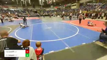 49 lbs Consi Of 4 - Aiden Cundiff, Bayfield vs Elliana Delgado, Fort Lupton