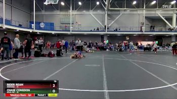 76 lbs Round 5 (8 Team) - Chase Congdon, NOVA WC vs Rider Ream, RedNose