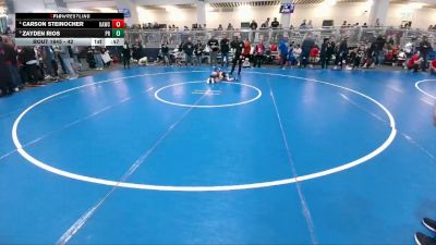42 lbs 3rd Place Match - Zayden Rios, Panhandle RTC vs Carson Steinocher, Katy Area Wrestling Club