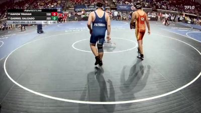 D 1 285 lbs Cons. Round 1 - Kavion Trahan, Terrebonne vs Gabriel Salgado, John Ehret