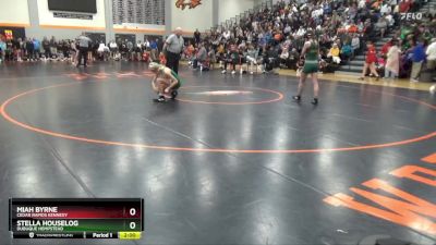 113-115 lbs Round 2 - Miah Byrne, Cedar Rapids Kennedy vs Stella Houselog, Dubuque Hempstead