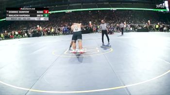 D2-285 lbs Quarterfinal - Adin Young, Plainwell HS vs Sawyer Kuenzer, Sault Area HS