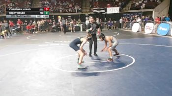 D 2 106 lbs 5th Place Match - Johnathan Hoang, Archbishop Hannan vs Brody Hover, Prairieville