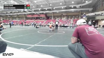 80 lbs Round 3 - Luken Manning, Abilene Kids vs Lucas Lewis, Team Lightning