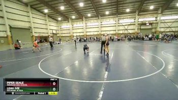 102-106 lbs Round 2 - Leah Ivie, Duchesne Jr High vs Piper Seale, Ridgeline High School