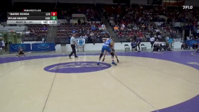 141 lbs Champ. Round 2 - Dylan Heater, Cornell College vs Mateo Ochoa, Luther