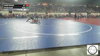 87 lbs Round Of 16 - Kasen Kearns, Tuttle vs Wyler Allen, Westmoore Wresting