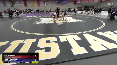 145 A Cons. Round 3 - Liv Wieber, Eastern Oregon University vs Riley Aamold, North Central (IL)