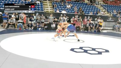 144 lbs Cons. Sub-rd Of 32 - Jack Hutchinson, Kansas vs James Lauf, Missouri