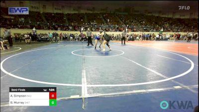 165 lbs Semifinal - Alicia Simpson, Salina Wrestling Club vs Bailey Murray, Smith Wrestling Academy