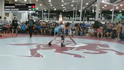 122 lbs Rr Rnd 1 - Gavin Rush, TNWC Silver Fox - HSC vs Brody DiCaprio, Journeymen Black - HSC
