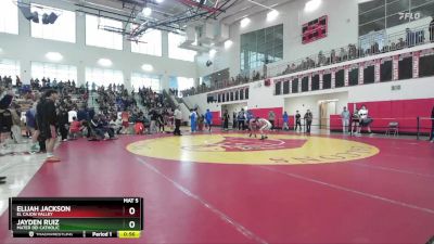 138 lbs Cons. Round 2 - Elijah Jackson, El Cajon Valley vs Jayden Ruiz, Mater Dei Catholic