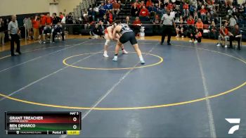 190 lbs Quarterfinal - Grant Treacher, Canton South vs Ben DiMarco, Kenston