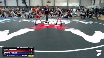 92-97 lbs Round 5 - Cody Sieminski, OR vs Samuel Moran, WA