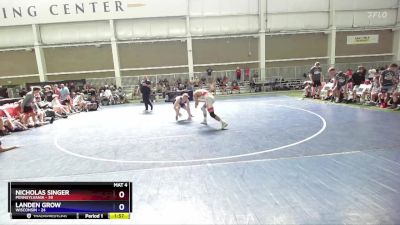 175 lbs Round 2 (8 Team) - Nicholas Singer, Pennsylvania vs Landen Grow, Wisconsin