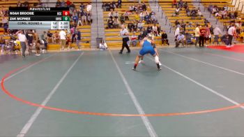 184 lbs Cons. Round 4 - Zak McPhee, UW-Eau Claire vs Noah Brockie, Harper CC