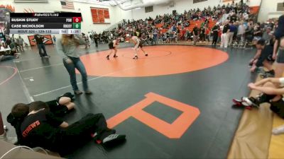 129-133 lbs Round 3 - Case Nicholson, Rocky Mountain Middle School vs Buskin Study, Powell Middle School